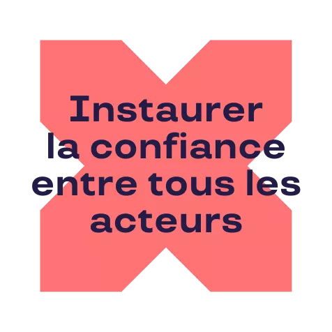 Instaurer la confiance entre tous les acteurs 