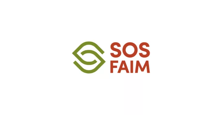 Logo SOS sur un fond blanc