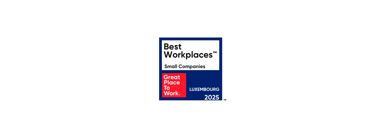 Pluxee Luxembourg fait partie des Best Workplaces au Luxembourg dans la catégorie Small Workplaces