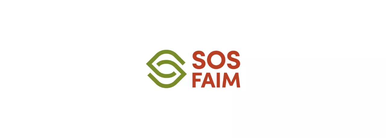 Logo SOS sur un fond blanc