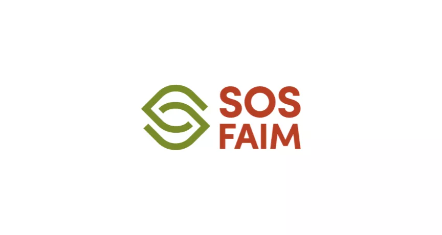 Logo SOS sur un fond blanc