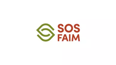 Logo SOS sur un fond blanc