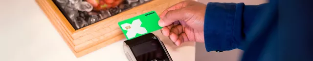 Paiement sans contact avec une carte Pluxee Lunch